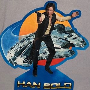 Star Wars Her Universe wear Han Solo vintage shirt throw back
